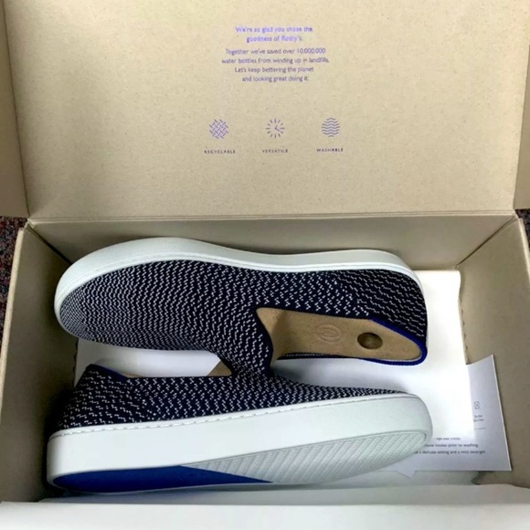 NEW Rothy’s Rothys Maritime Gradient Sneakers Shoes Slip Ons Womens Size 8.5 NIB - Picture 8 of 12